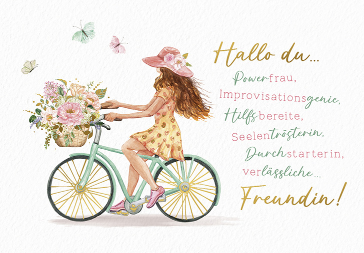 FEDERfein Klappkarte