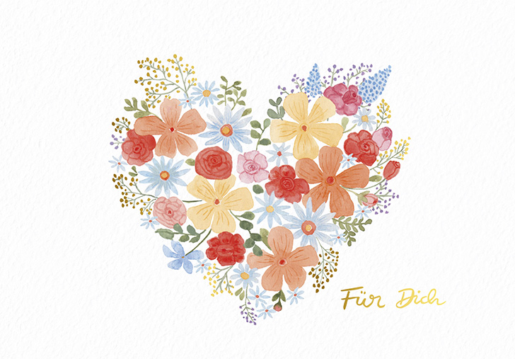 FEDERfein Klappkarte