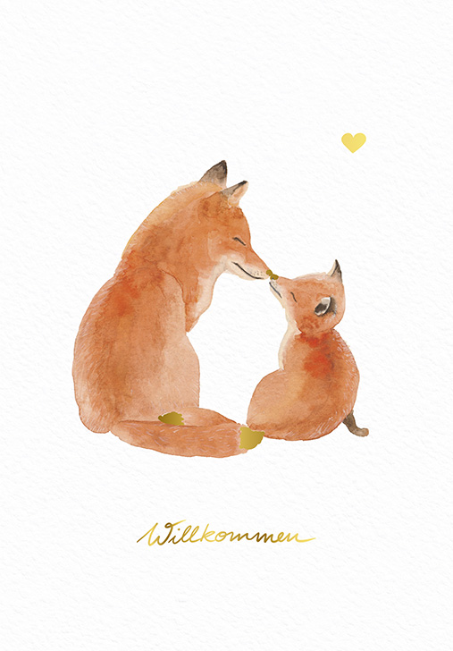 FEDERfein Klappkarte