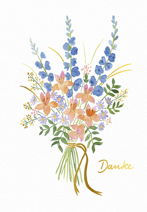 FEDERfein Klappkarte