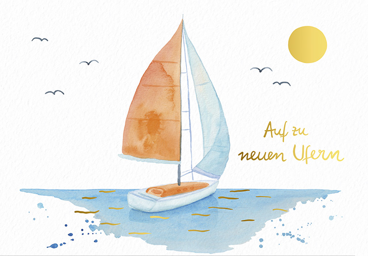 FEDERfein Klappkarte