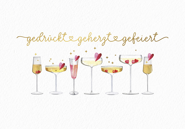 FEDERfein Klappkarte