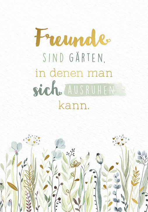 FEDERfein Klappkarte