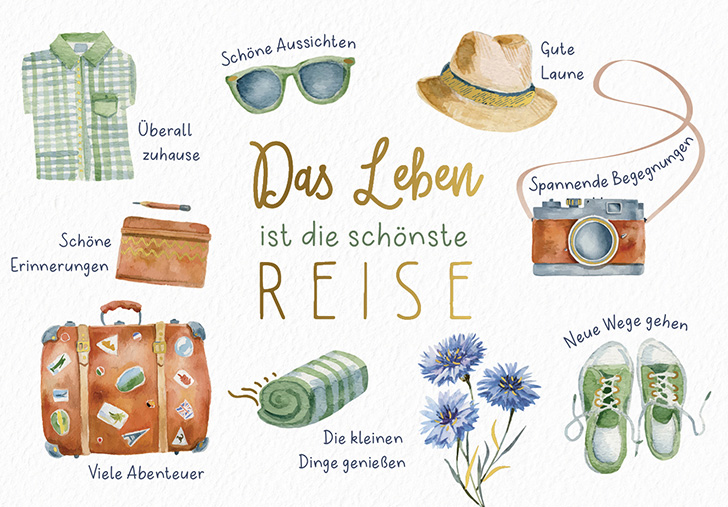 FEDERfein Klappkarte