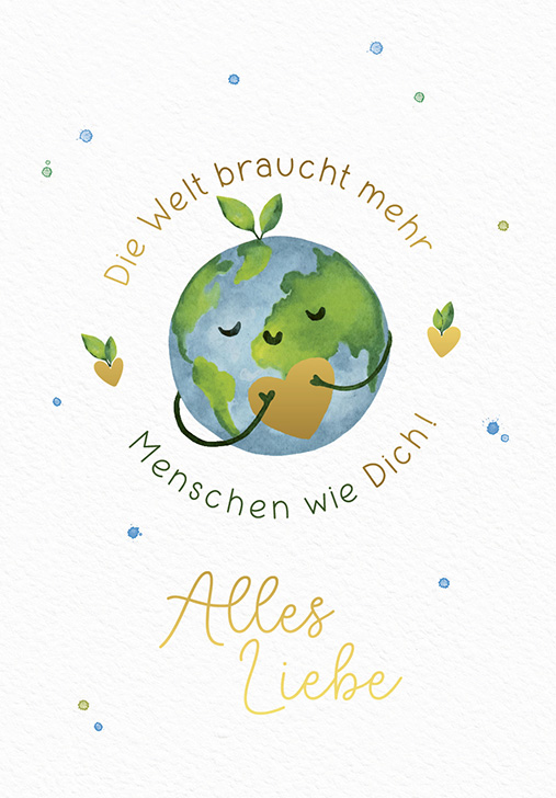 FEDERfein Klappkarte