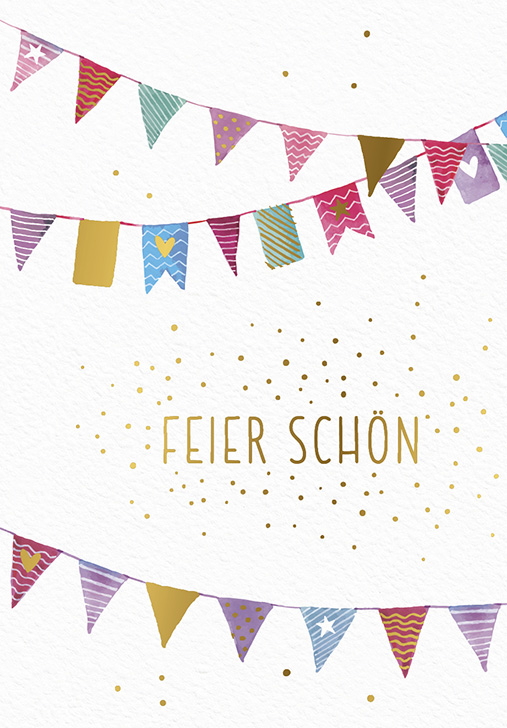 FEDERfein Klappkarte