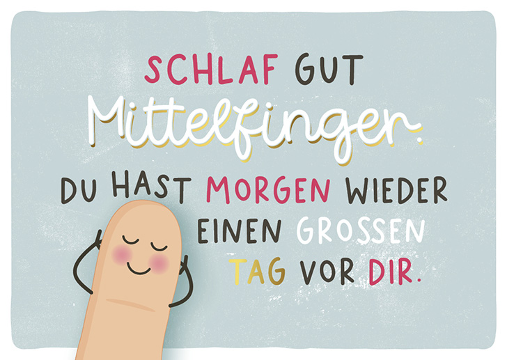 Happy Life Postkarte